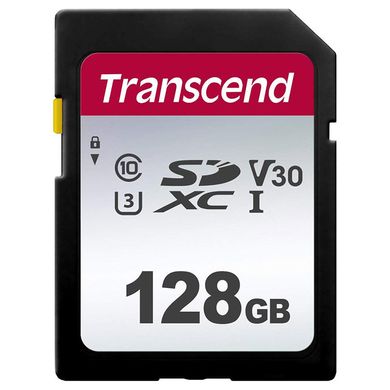 SDXC 128GB Карта памяти Transcend C10 UHS-I R95/W45MB/s TS128GSDC300S