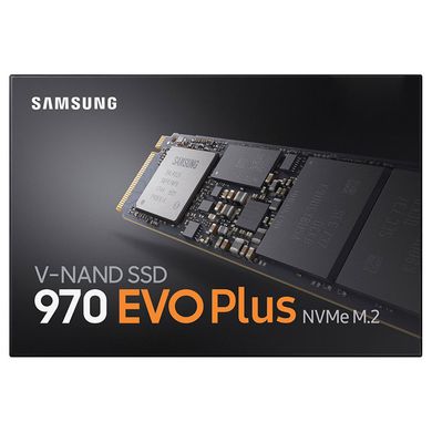 500GB Samsung Твердотельный накопитель SSD M.2 970 EVO PLUS NVMe PCIe 3.0 4x 2280 V-NAND 3-bit MLC MZ-V7S500BW