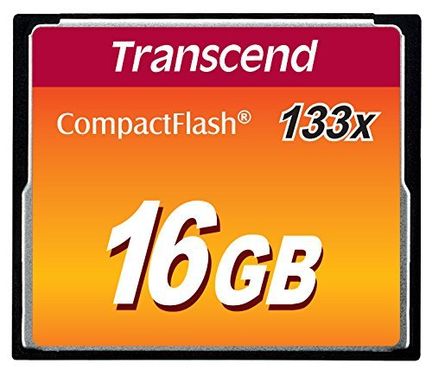 CF 16GB(133X) Карта памяти Transcend TS16GCF133