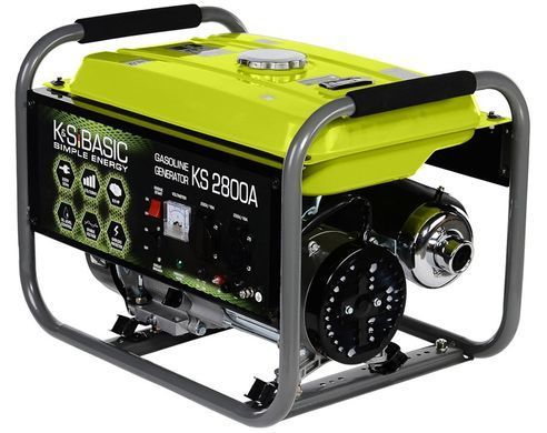 Генератор бензиновий Konner&Sohnen Basic KSB 2800A, 230В, 2.8кВт, ручний стартер, 36.2кг KSB2800A