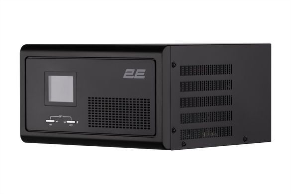Перетворювач (інвертор) 2E HI1000, 1000W, 12V - 230V, LCD, AVR, 2xSchuko + DC output (2E-HI1000)
