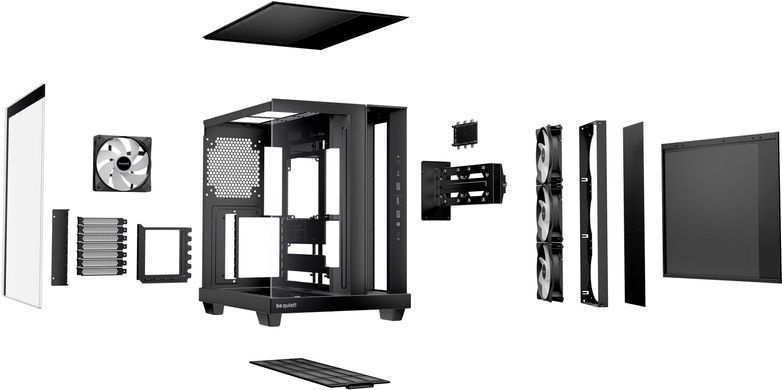 Корпус be quiet! Light Base 500 LX Black без БЖ BGW85
