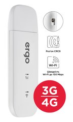 Мобільний Маршрутизатор Ergo W023-CRC9 White (3G/4G/LTE cat4., SIM, з роз'ємом CRC9 для зовнішньої антени)