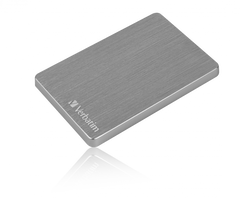 1TB Тонкий зовнішній HDD накопичувач Verbatim Store'n Go ALU (USB 3.2 GEN 1) Space Gray 53662