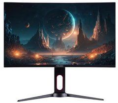 Монітор Prologix Gaming 27" GM2724CQP VA Black Curved; 2560х1440 (165 Гц), 1 мс, 300 кд/м2, 2хDisplayPort, 2хHDMI