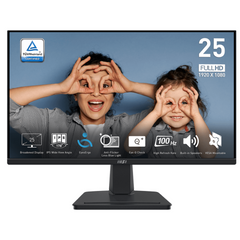 Монітор 24.5" MSI PRO MP251 IPS,FHD(1920 x 1080),1ms,100Hz,178/178 DP/HDMI/2*2W 9S6-3PC2CM-002