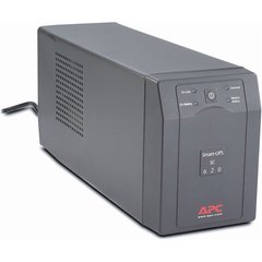 620VA APC Smart-UPS SC 620VA(SC620I)(тип Line-Interactive;620ВА /400 Вт;4 розетки IEC 320 c батарейным питанием;вес 12кг) SC620I