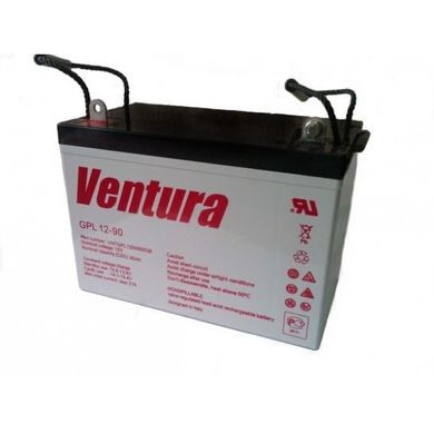 12V 90Ah Акумуляторна батарея Ventura GPL 12-90 габариты (306x169x233) 28кг