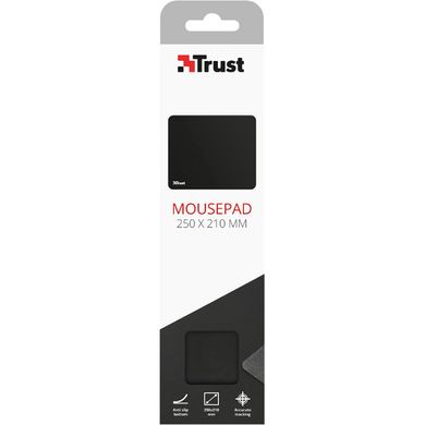 Килимок для мишi Trust Mouse Pad M Black (250*210*3 мм) 24193_TRUST