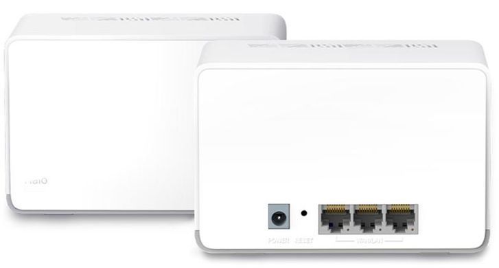 Домашня Mesh Wi-Fi система Mercusys Halo H70X (2-pack) AX1800, 3xGE LAN/WAN