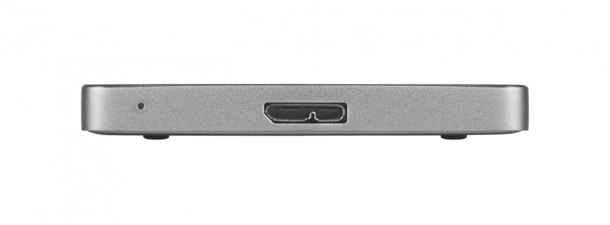 1TB Тонкий зовнішній HDD накопичувач Verbatim Store'n Go ALU (USB 3.2 GEN 1) Space Gray 53662
