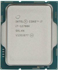 LGA1700 Процесор Intel Core i7-12700K 3.6(4.7)GHz (25MB, Alder Lake, 125W, S1700) Tray CM8071504553828