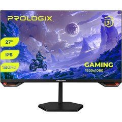 Монітор Prologix Gaming 27" GM2724HD IPS Black; 1920х1080 (180 Гц), 2 мс, 300 кд/м2, DisplayPort, HDMI