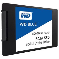500GB WD Твердотельный накопитель SSD 2.5" Blue 500GB SATA TLC WDS500G2B0A