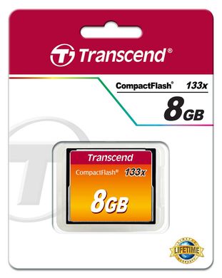 CF 8GB (133x) Карта памяти Transcend TS8GCF133