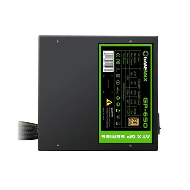 650W Блок живлення для ПК GameMax GP-650 APFC,14см вент,80+ GP-650