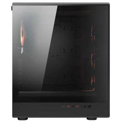 ATX без БЖ Корпус геймерський Cougar Airface PURE PRO Black 3*120mm ARGB, 1*120mm ARGB вентилятори передвстановлені, ATX/mATX/mini-ITX, скляне вікно