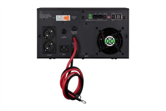 Перетворювач (інвертор) 2E HI600, 600W, 12V - 230V, LCD, AVR, 2xSchuko + DC output (2E-HI600)
