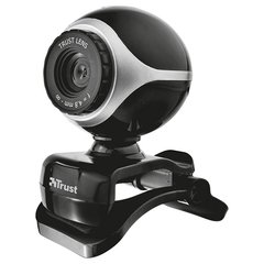 Веб-камера Trust Exis 480p BLACK/SILVER 17003