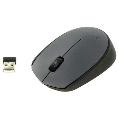 Мышь беспроводная Logitech M170 Grey/Black USB 910-004642