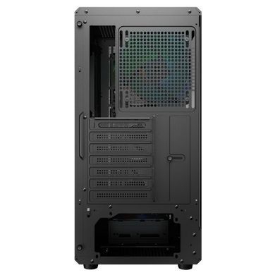 ATX без БЖ Корпус геймерський Cougar Airface PURE RGB Black 3*120mm RGB, 1*120mm ARGB вентилятори передвстановлені, ATX/mATX/mini-ITX, скляне вікно