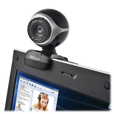 Веб-камера Trust Exis 480p BLACK/SILVER 17003