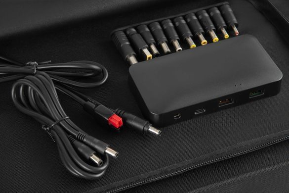 Зарядний пристрій на сонячній батареї 2E 100 Вт, USB-С 45 Вт, USB-A 18 Вт, USB-A 12 Вт 2E-PSP0031