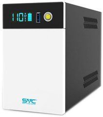 1200VA Джерело безперебійного живлення SVC VX-1200Li 1200ВА/720Вт LiFePO4 25.6V154WH, білий VX-1200LiW