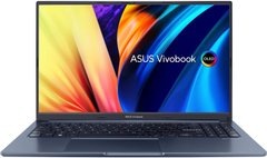 Ноутбук ASUS Vivobook X1503ZA-L1316 15.6" FHD OLED, Intel i5-12500H, 8GB, F512GB, UMA, NoOS, Голубий 90NB0WY1-M00TA0