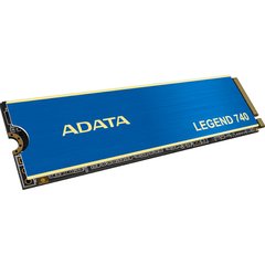 1TB ADATA Твердотільний накопичувач SSD M.2 NVMe PCIe 3.0 x4 2280 LEGEND 740 ALEG-740-1TCS
