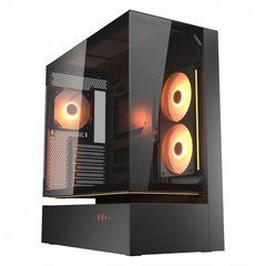 ATX без БЖ Корпус геймерський Cougar CFV235 Black 3*120 mm ARGB передвстановлені, Type-C x1, USB3.0 x2, Audio x1