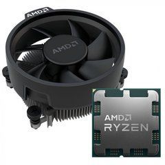 Процесор AMD Ryzen 5 7500F 6C/12T 3.7/5.0GHz Boost 32Mb AM5 65W Wraith Stealth cooler MPK 100-100000597MPK