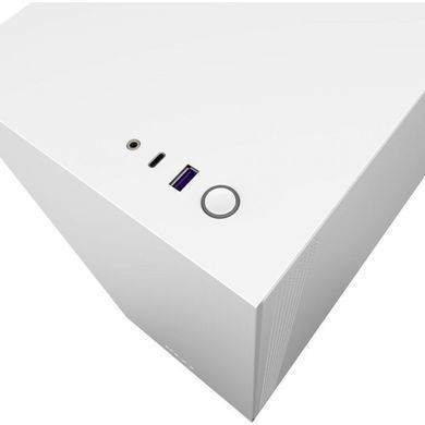 ATX без БЖ Корпус NZXT H510i Compact Mid Tower White/Black Chassis with Smart Device 2 CA-H510i-W1