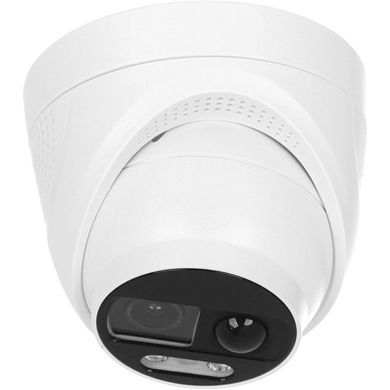 HD-TVI (Turbo HD) камера відеоспостереження Hikvision DS-2CE72DFT-PIRXOF (2.8мм) 2Мп ColorVu з PIR та сиреной