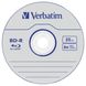 BD-R Диск Verbatim SINGLE LAYER DATALIFE 25GB 6X WHITE BLUE SURFACE (Шпиндель-50шт)