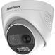 HD-TVI (Turbo HD) камера відеоспостереження Hikvision DS-2CE72DFT-PIRXOF (2.8мм) 2Мп ColorVu з PIR та сиреной