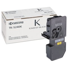 Лазерный тонер-картридж Kyocera TK-5240K (совместим P5026cdn/P5026cdw/M5526cdn/M5526cdw,ресурс 4000стр.,Black) 1T02R70NL0