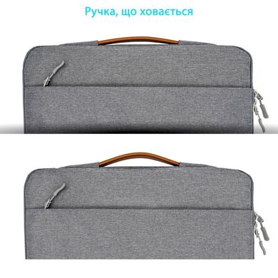 15.6" Чехол-сумка для ноутбука Grand-X SLX-15G Grey