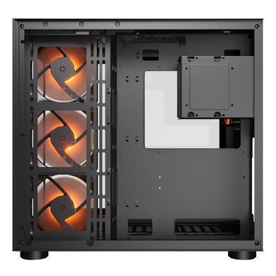 ATX без БЖ Корпус геймерський Cougar FV150 RGB Black 4*120 mm ARGB передвстановлені, Type-C x1, USB3.0 x2, Audio x1