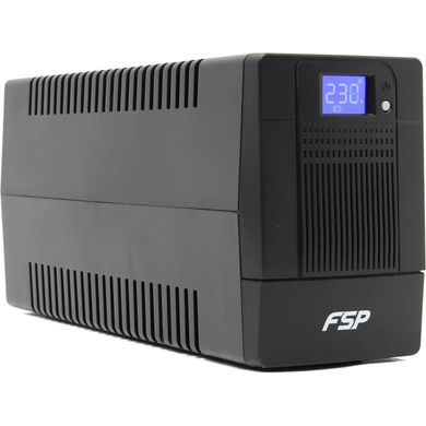 650VA ИБП FSP DPV650 (Тип: линейно-интерактивный;650VA;360W;2 розетки SCHUKO;ЖК-дисплей;Вес:4,2кг) DPV650