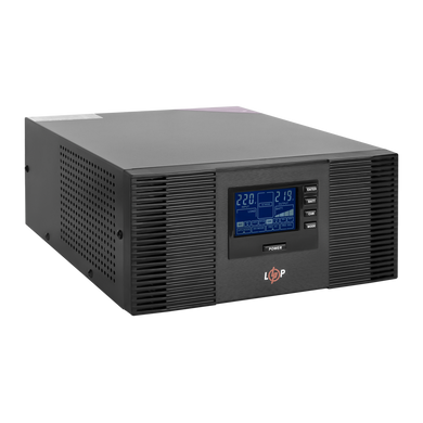 1500VA/1050W Інвертор-ДБЖ LogicPower LPM-PSW-1500VA (1050 Вт), Lin.int., AVR, 2 x евро (чиста синусоїда,1-20A) LP3406