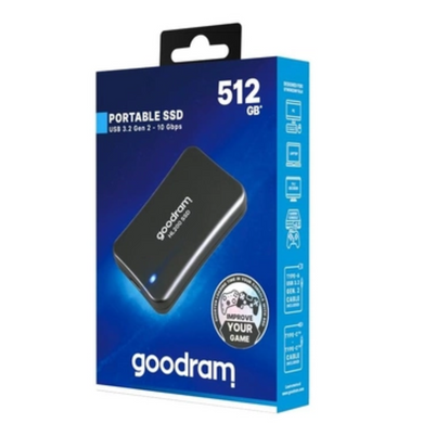 256GB Накопичувач зовнішній Goodram HL200 2.5" USB3.2 Type-C SSDPR-HL200-256