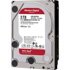 3TB Жесткий диск WD 3.5" SATA 3.0 5400 256MB Red NAS WD30EFAX