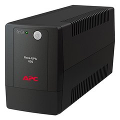 650VA ИБП APC Back-UPS линейно-интерактивный,325Ватт/650ВА Выходные соединения (2) Schuko CEE 7 (Батарейное резервное питание) BX650LI-GR