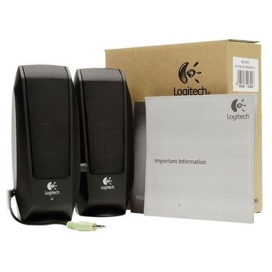 Колонки Logitech 2.0 S 120 Black 980-000010