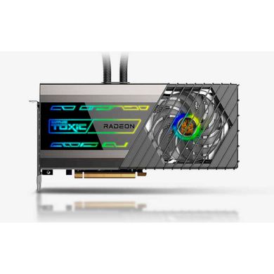 Відеокарта Sapphire Radeon RX 6900 XT TOXIC LE OC GPU:2365MHz MEM:16G GDDR6 16Gbps HDMI/3DP водяне охолодження 11308-06-20G