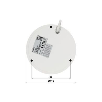 IP-камера відеоспостереження Dahua DH-IPC-HDBW2441E-S&nbsp;(2.8мм) 4 МП ІЧ WizSense з мікрофоном