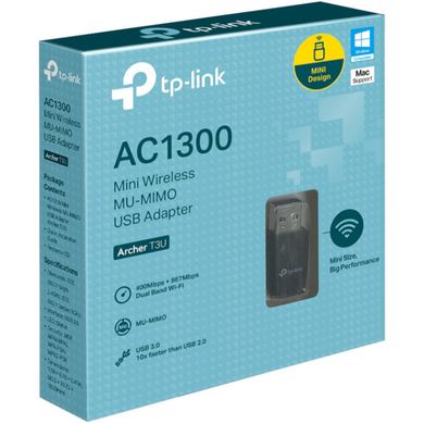 TP-Link Archer T3U WiFi-адаптер AC1300, USB 3.0, mini ARCHER-T3U
