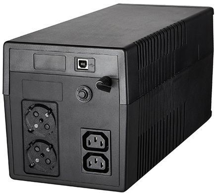 1200VA ДБЖ KSTAR UA120 720W, Line-Interactive, 2x7AH, internal battery, LCD Display