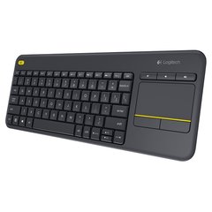 Клавіатура Logitech K400 Plus Black Wireless Touch UA 920-007145